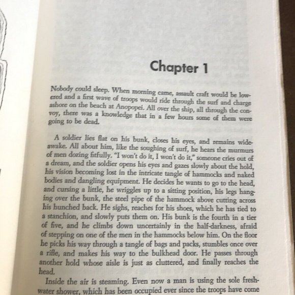 The Naked And The Dead BY NORMAN MAILER FROM 1948 Hardcover Book Vintage - Picture 9 of 12